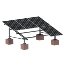 suportes para painéis solares de alumínio no solo e telhado plano